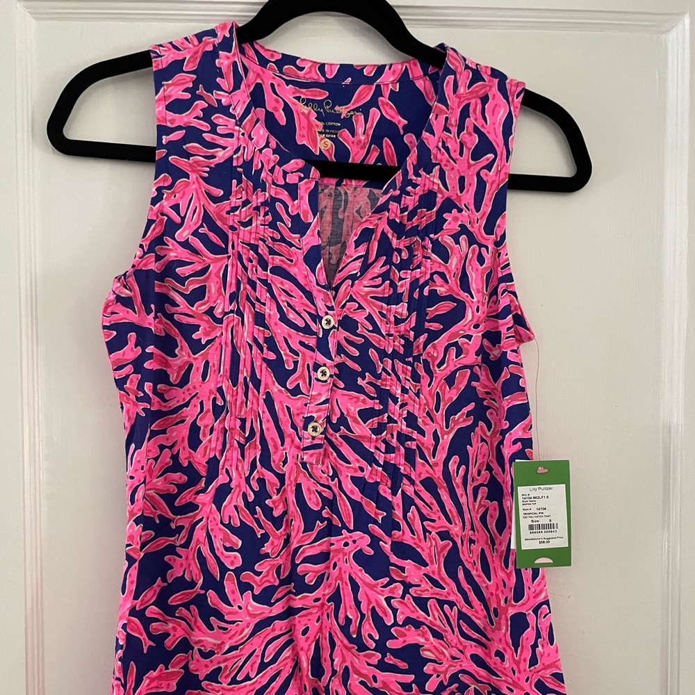 Lilly Pulitzer NWT Sleeveless Blouse S